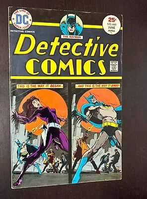 Buy DETECTIVE COMICS #448 (DC Comics 1975) -- Bronze Age Batman -- VG/FN • 5.37£