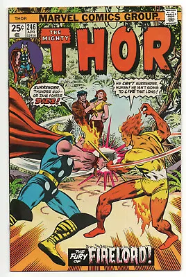 Buy Thor, The Mighty 246 - Firelord App (bronze Age 1976) - 8.0 • 12.46£