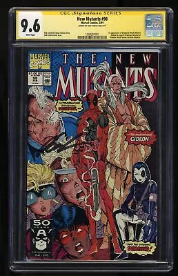 Buy New Mutants #98 CGC NM+ 9.6 SS Signed Liefeld 1st Appearance Deadpool!  • 678.79£