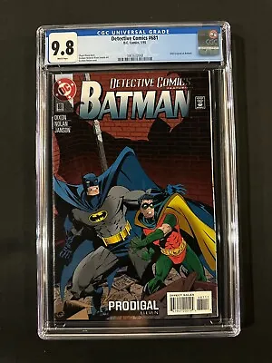 Buy Detective Comics #681 CGC 9.8 (1995) - Batman & Robin • 65.40£