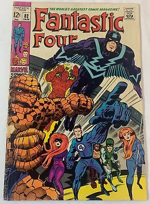 Buy 1969 Marvel FANTASTIC FOUR #82 ~ Two Ad Pages Clipped, Story Complete • 6.42£