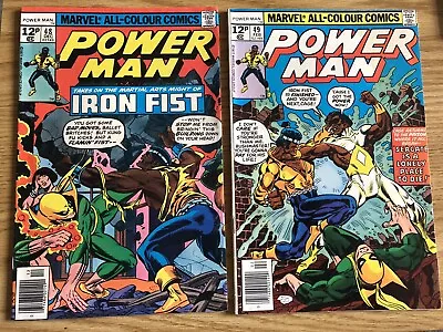 Buy POWER MAN 48 & 49 1977 First IRON FIST Team Up CLAREMONT & BYRNE Fine • 12£