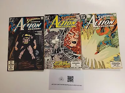 Buy 3 Action Comics DC Comic Books #644 645 646 Superman 56 TJ4 • 8.32£