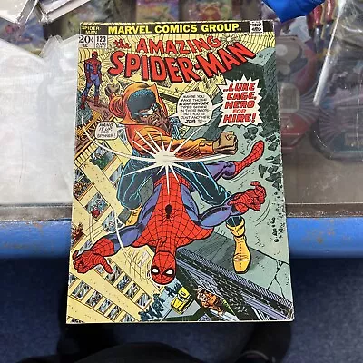 Buy Amazing Spider-Man 123 Luke Cage! Gil Kane! John Romita Cover! 1973 Marvel H673 • 55.97£