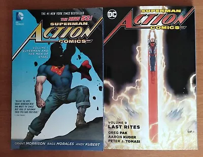 Buy Superman Action Comics Graphic Novels Volumes 1 & 9 - DC Comics (2 Books)  • 14.95£