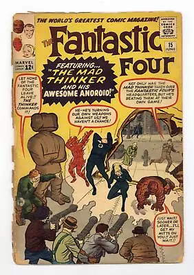Buy Fantastic Four #15 FR 1.0 1963 • 182.70£