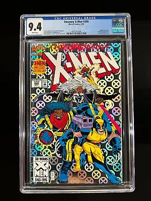 Buy Uncanny X-Men #300 CGC 9.4 (1993) - Anniversary Issue - Acolytes App - Holografx • 27.59£