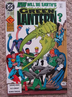 Buy Green Lantern #25 (1992) Giant-size Smack-down Hal Jordan V Guy Gardner, VF/NM • 1.65£