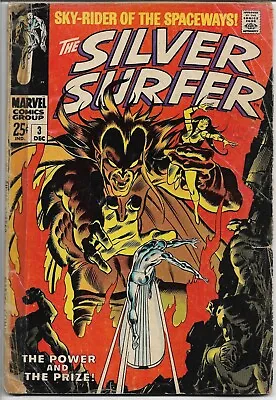 Buy Silver Surfer Comic, Super Rare Number 3 In Good Condition, 1968 • 150£