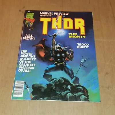 Buy Marvel Preview #10 Fn/vf (7.0) July 1977 Thor Us Magazine • 12.99£