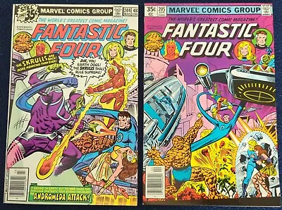 Buy FANTASTIC FOUR #204 & 205 Marvel 1979. 1ST NOVA PRIME!! 1ST NOVA CORPS!! 9.2 NM- • 48.04£