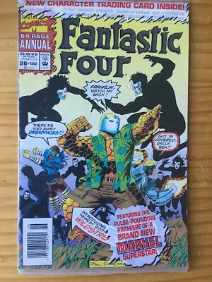 Buy Fantastic Four Annual # 26 Vf/nm Marvel Comics 1993 Newsstand 1st Wildstreak • 1.97£