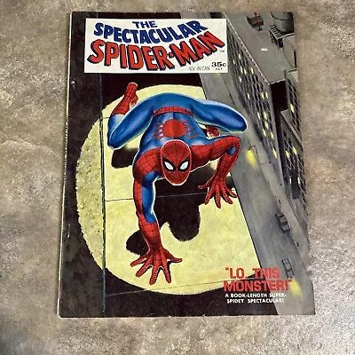 Buy Spectacular Spider-man Magazine 1 7.0 1968 White Pages Ist Print Lee & Romita • 37.16£