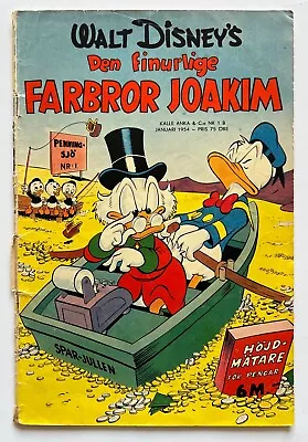 Buy FOUR COLOR 386 (Uncle SCROOGE #1), 1954 Sweden/Swedish Edition RARE! CARL BARKS! • 79.59£