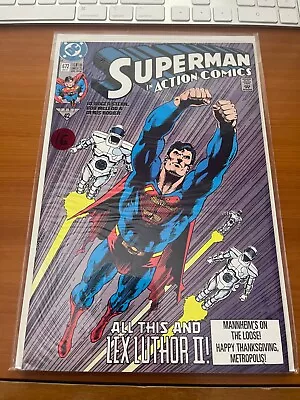 Buy Action Comics Issue 672 DC 1991 First Printing • 8.87£