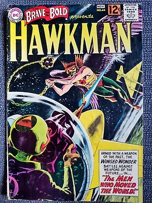 Buy BRAVE AND THE BOLD #44, Nov 1962. Joe Kubert Art. Hawkman. Very Fine Condition • 63.95£