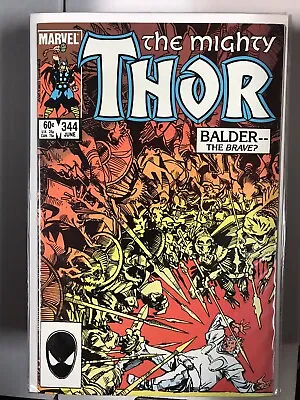 Buy The Mighty Thor #344 Bronze Age 1st Maliketh Dark Elf Odin High Grade Copper Age • 11.03£