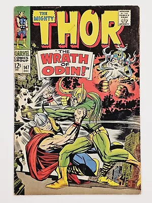 Buy THOR #147 Jack Kirby Stan Lee KEY Origin Of The Inhumans Continued Marvel 1967 • 15.80£
