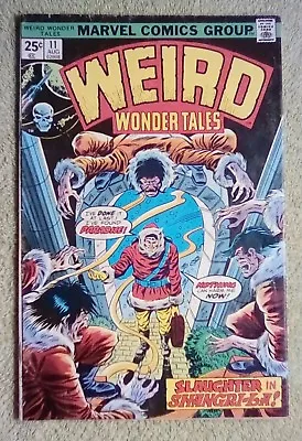 Buy Weird Wonder Tales #11 (8/75, Marvel) 4.5 VG+ Ron Wilson & Mike Esposito Cover • 6.32£