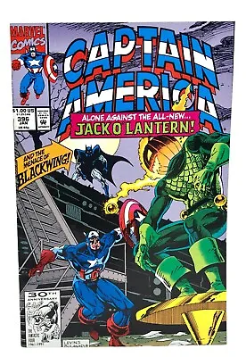 Buy Vtg 1992 Marvel #396 Captain America New Jack O Lantern 30th Anniversary VF NM • 7.86£