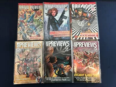 Buy Marvel Previews Catalog Magazine #1-63 - Spider-man Thor X-men - 54 Vf Issue Lot • 120.37£