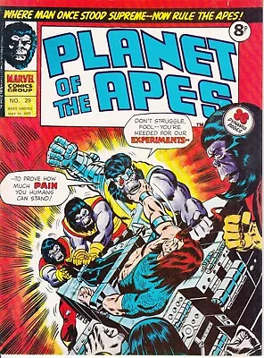 Buy Marvel UK, Planet Of The Apes, #29, 1975, Warlock • 3£