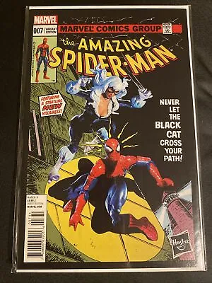 Buy The Amazing Spider-Man #7 (2014, Marvel) Vol 3 1:15 Black Cat Hasbro Variant • 14.95£