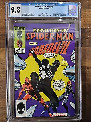 Buy Marvel Team-Up #141 1984 Spider-Man & Daredevil CGC 9.8 GRADED! ❄️ White Pages! • 533.66£