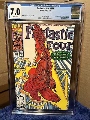 Buy Fantastic Four #353 CGC 7.0 1st Appearance Of Mobius M. Mobius • 24.02£