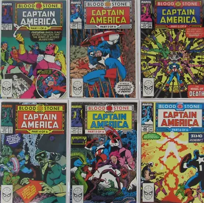 Buy 1989 Captain America Bloodstone Hunt Set 357 358 359 360 361 362 1st Crossbones! • 23.98£