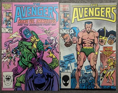 Buy Marvel Avengers 269 & 270 (1986) Comics Bundle 2 • 13.99£