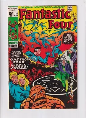 Buy Fantastic Four (1961) # 110 (4.0-VG) (1981500) 1st Agatha Harkness Over 1971 • 27£