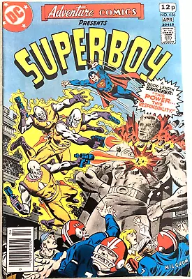 Buy Adventure Comics. # 456. Starring Superboy. Apr. 1978. Vg/fn.  Al Milgrom-cover. • 3.99£