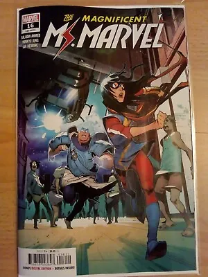 Buy Magnificent Ms Marvel Issue 16  First Print  Cover A - 2020 Marvel  • 5.95£