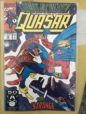 Buy Marvel Comics Quasar The Cosmic Avenger #19 1991 • 5.95£