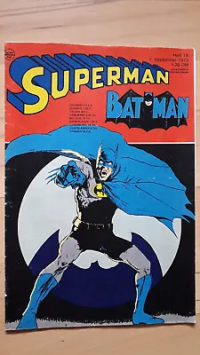 Buy Superman Batman #18 From September 1, 1973 - ORIGINAL FIRST EDITION Comicheft Ehapa • 10.42£