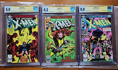 Buy Uncanny X-Men 134 - 136 Chris Claremont Signed & Graded Dark Phoenix • 484.55£