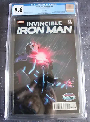Buy Invincible Iron Man #9 Cgc 9.6 Variant 1st Riri Williams Marvel 2016 (sa) • 199.95£