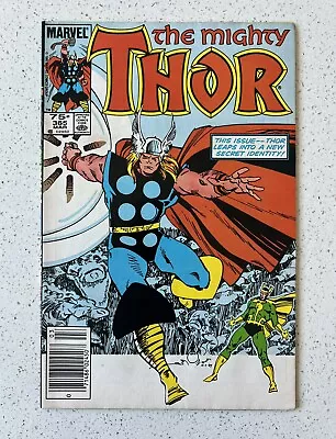Buy Thor #365 Newsstand Variant! 1st Full Appearance Of Throg Marvel 1986 • 4.74£