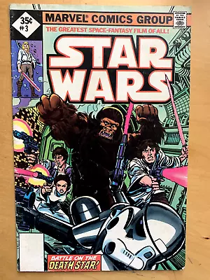 Buy Star Wars # 3 FN, 3rd Print Whitman Diamond 35¢ VARIANT 1977.Howard Chaykin Art • 24.99£