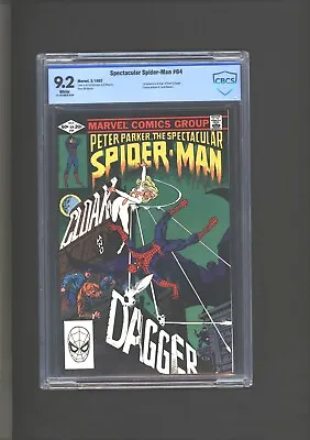 Buy Spectacular Spider-Man #64     CBCS Graded 9.2    White Pages   1st App Cloak &a • 71.15£