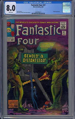 Buy Fantastic Four #37 Cgc 8.0 Skrulls White Pages • 295.46£