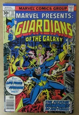 Buy Marvel Presents: Guardians Of The Galaxy #11 June 1977 By Al Milgrom :VF- £12.50 • 12.50£