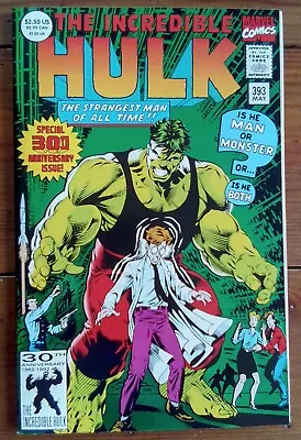 Buy The Incredible Hulk 393, 30th Anniversary Issue, Marvel Comics, May 1992, Vf • 4.99£