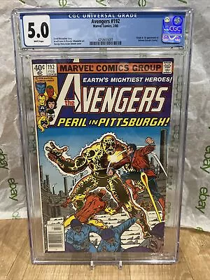 Buy AVENGERS #192 CGC 5.0 Marvel Comics  1980  ORIGIN & 1ST APPEARANCE OF INFERNO' • 28.50£
