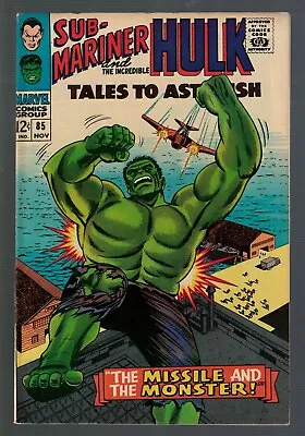 Buy Marvel Comics Tales To Astonish 85 VFN+ 8.5 Hulk Namor Avengers High Grade • 84.99£