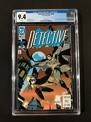 Buy Detective Comics #648 CGC 9.4 (1992) - 1st App Spoiler - Batman • 40.17£
