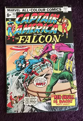 Buy Free P & P; Captain America #184, Apr 1975: The Red Skull Returns!  • 5.99£