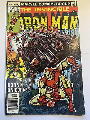 Buy INVINCIBLE IRON MAN #113 Marvel Comics Cents 1978 NM • 5.95£