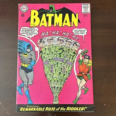 Buy Batman #171 (1965) - 1st Silver Age Riddler! Nice Copy! • 711.55£